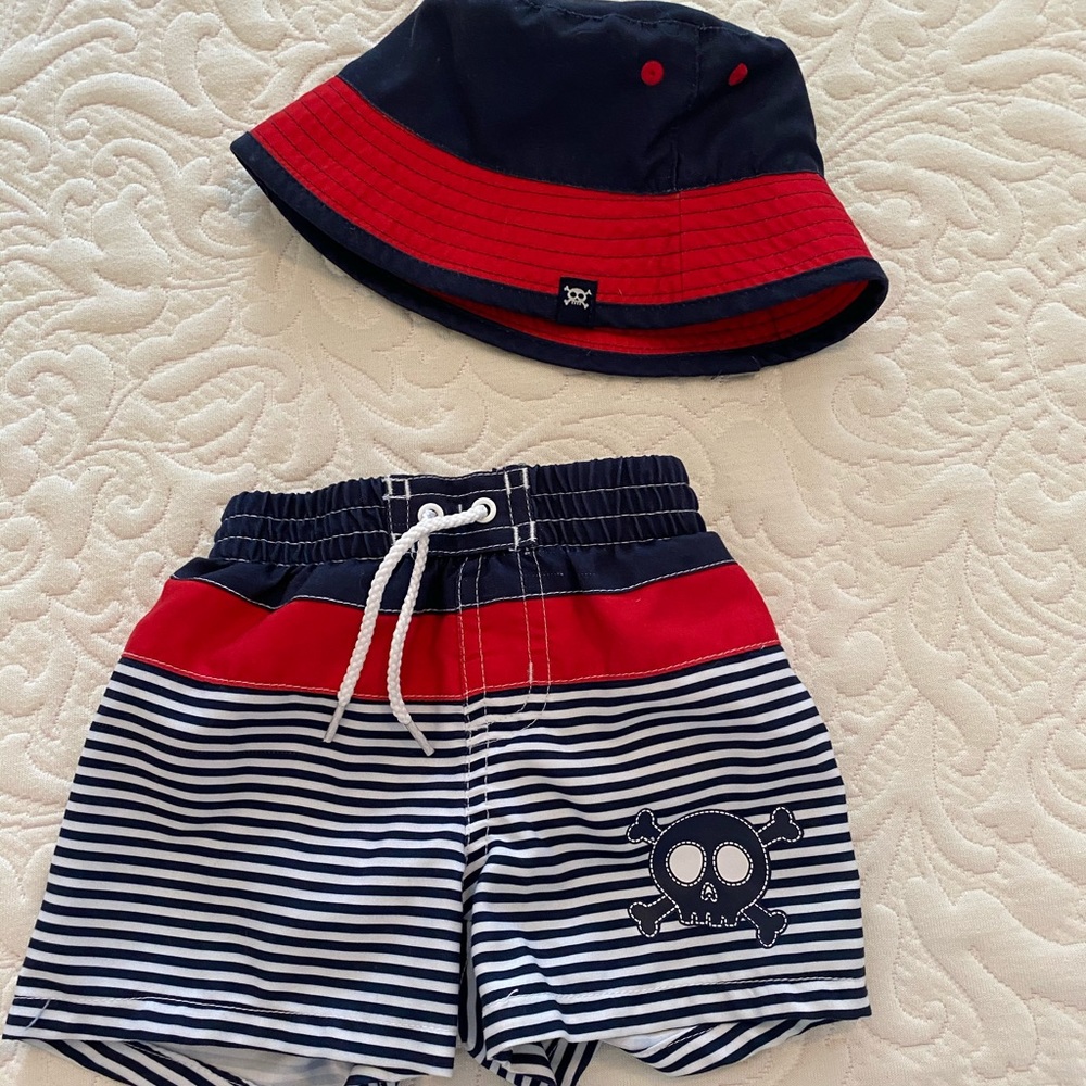 Baby boy swim suit set